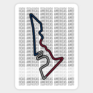 Americas - F1 Track Sticker